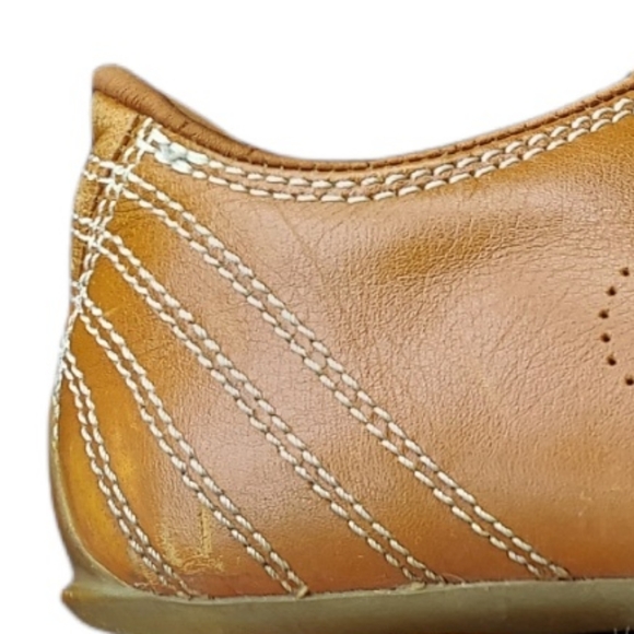 Lacoste Vintage Leather Sport Hybrid Leather Lace-up Driving Shoes Sz 7.5 EUC - Picture 4 of 5